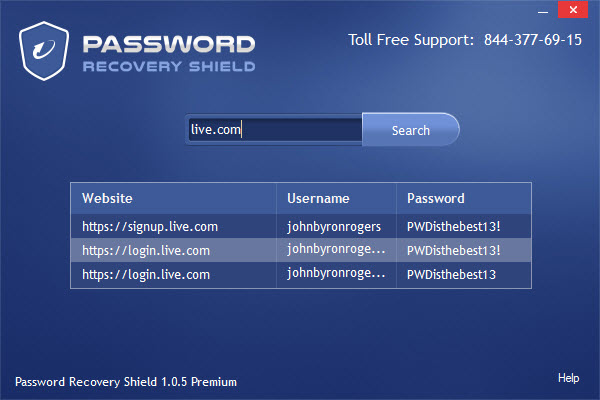 Password Recovery Webmail results